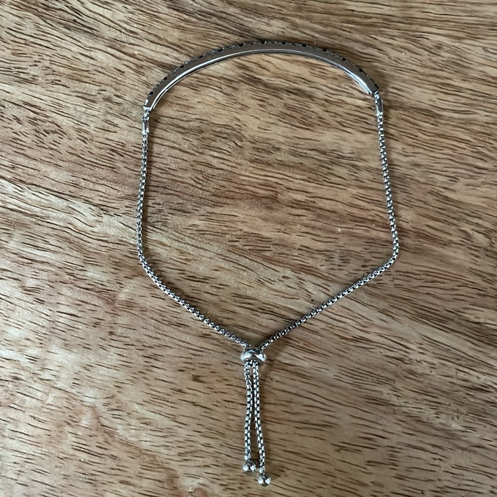 Silver & Blue Bracelet - Picture 2 of 2